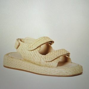 Loeffler Randall Blaise Natural Platform Sandal